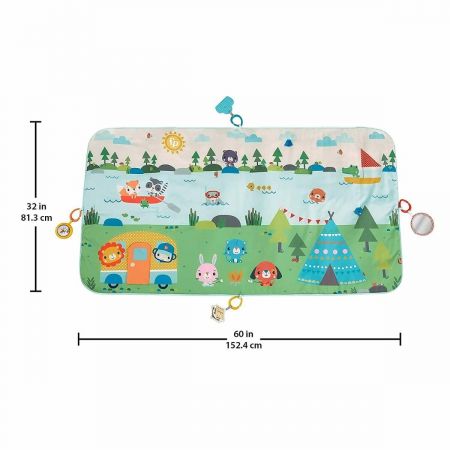 Covoras de joaca Big Adventures, 150 cm, Fisher Price 582869