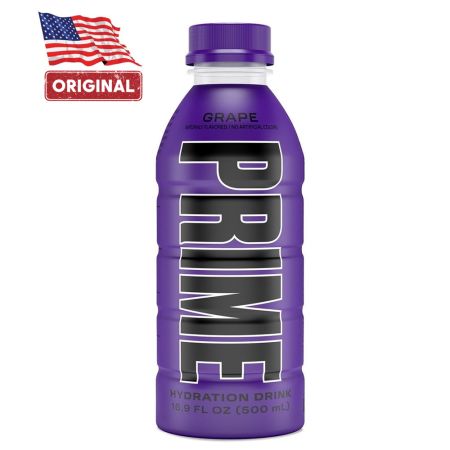 Bautura Prime pentru rehidratare cu aroma de struguri Hydration Drink USA, 500 ml, GNC 599310