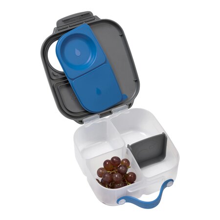 Caserola compartimentata mini LunchBox, 1 l, Gri + Albastru, BBOX 583270