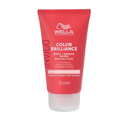 Masca pentru par vopsit fin si normal Invigo Color Brilliance Fine/Norma, 75 ml, Wella Professionals