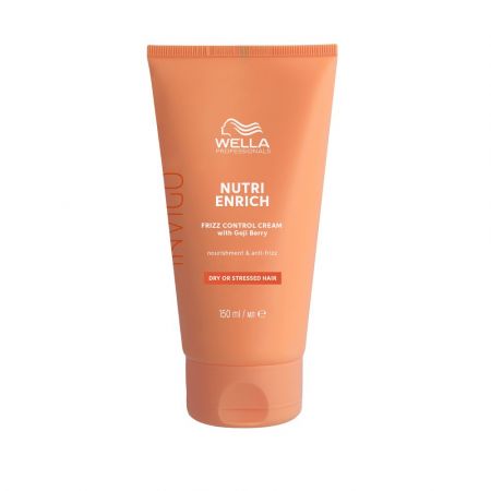 Crema hidratanta fara clatire pentru par uscat Invigo Nutri-Enrich Frizz Control, 150 ml, Wella Professionals