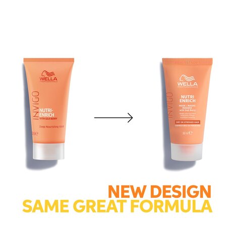 Masca intens nutritiva pentru par uscat si deteriorat Invigo Nutri-Enrich, 30 ml, Wella Professionals 583695