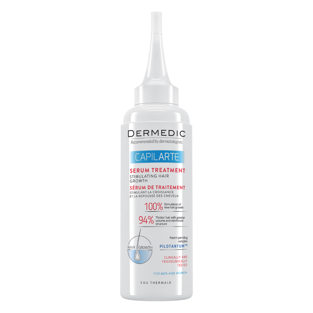 Ser tratament pentru stimularea cresterii parului Capilarte, 150 ml, Dermedic