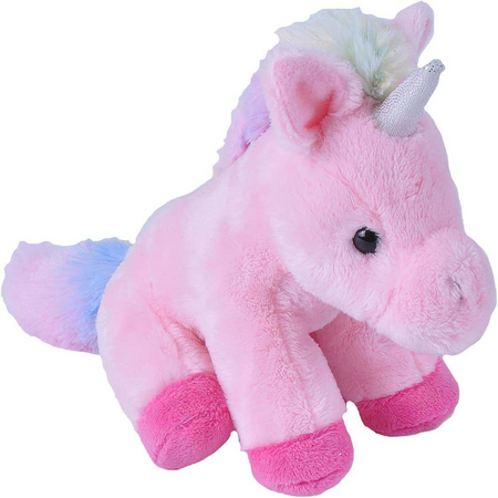 Jucarie din plus Unicorn Roz, 13 cm, Wild Republic 583962