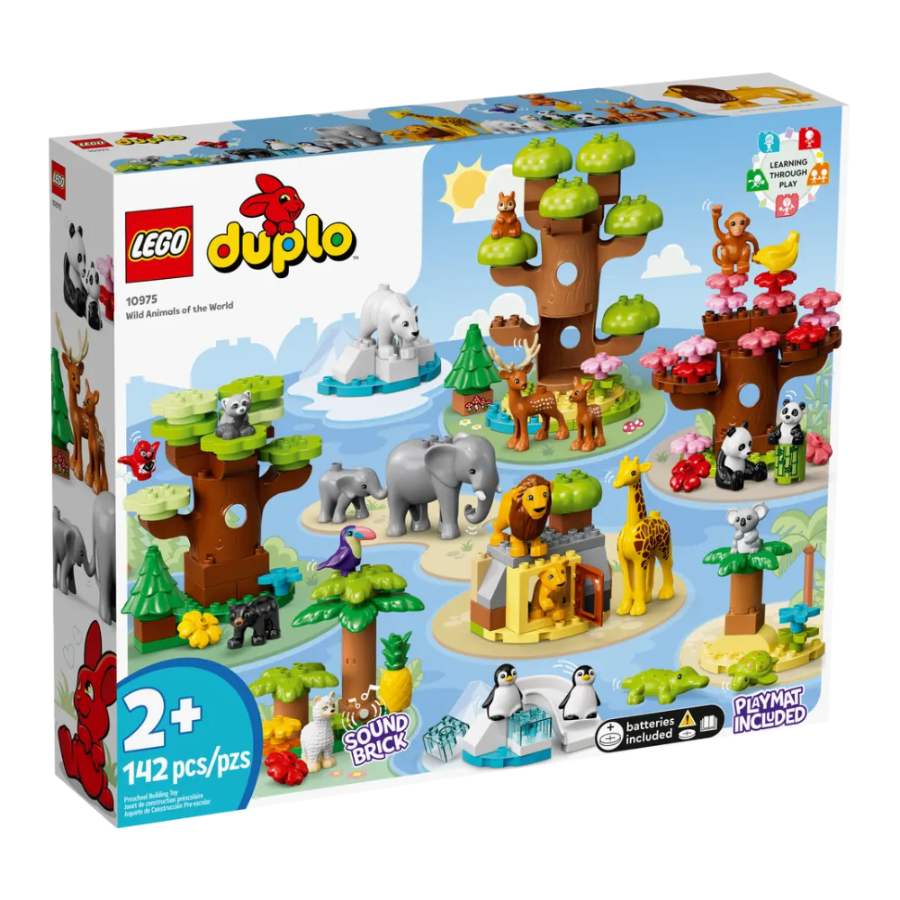 Animalele salbatice ale lumii Lego Duplo, 2 ani+, 10975, Lego