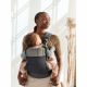 Marsupiu anatomic pentru copii Harmony, 3D Mesh, 0-3 ani, Anthracite, BabyBjorn 584232