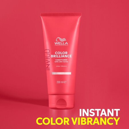 Balsam pentru par vopsit fin si normal Invigo Color Brilliance Fine/Normal, 200 ml, Wella Professionals 584172