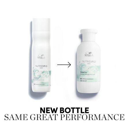 Sampon micelar pentru par cret Nutricurls Micellar Curls, 250 ml, Wella Professionals 584289