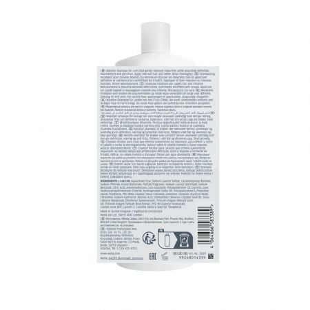 Sampon micelar pentru par cret Nutricurls Micellar Curls, 1000 ml, Wella Professionals 584327