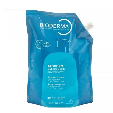 Rezerva Eco Gel de dus Atoderm, 1000 ml, Bioderma
