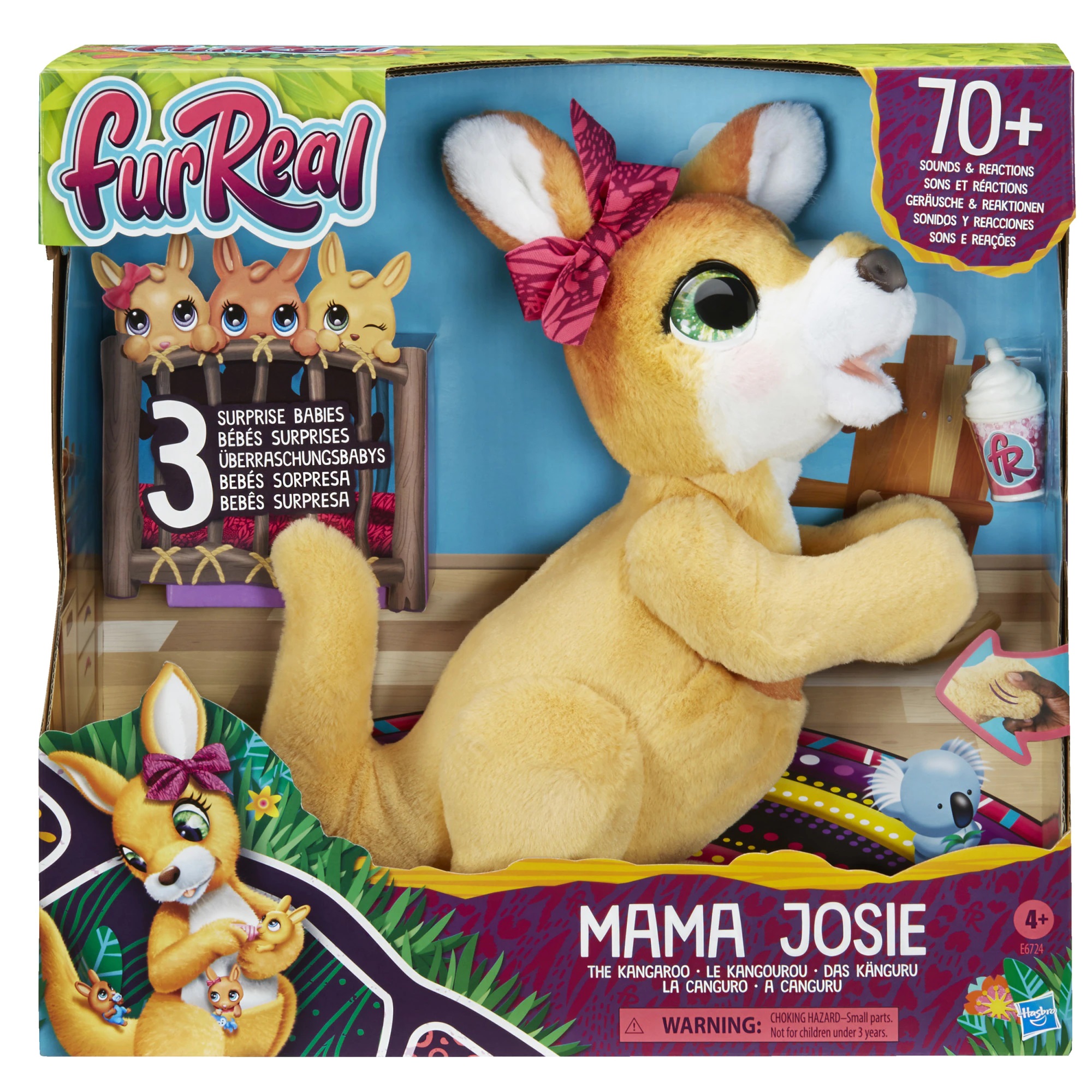 Jucarie interactiva Mama Josie Cangur, +4 ani, FurReal