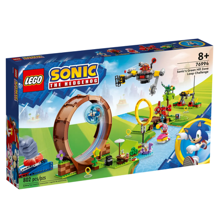 Provocarea cu bucla lui Sonic din zona Green Hill Lego Sonic, +8 ani, 76994, Lego 584562