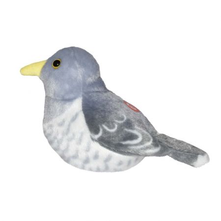 Jucarie de plus Pasare cu sunet, 19 cm, Cuc, Wild Republic 584606