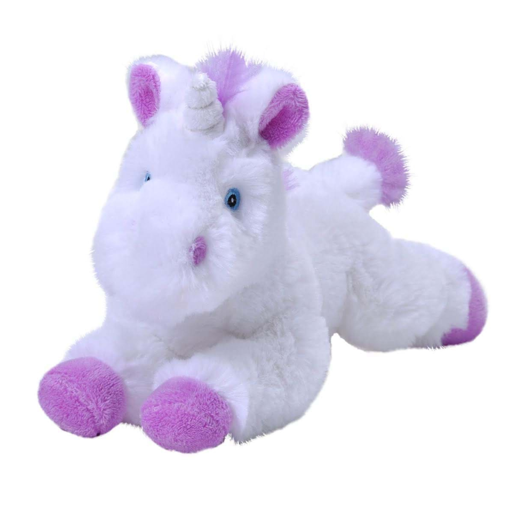 Jucarie de plus Ecokins, 20 cm, Unicorn, Wild Republic