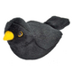 Jucarie de plus Pasare cu sunete, 17 cm, Mierla, Wild Republic 584727