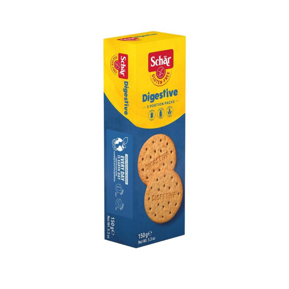 Biscuiti Digestivi fara gluten, 150 g, Schar