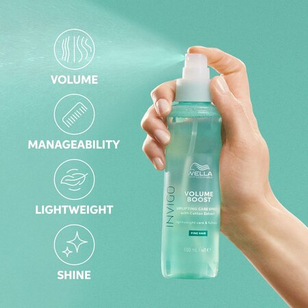 Spray pentru par lipsit de volum Invigo Volume Boost Uplifting Care, 150 ml, Wella Professionals 584785