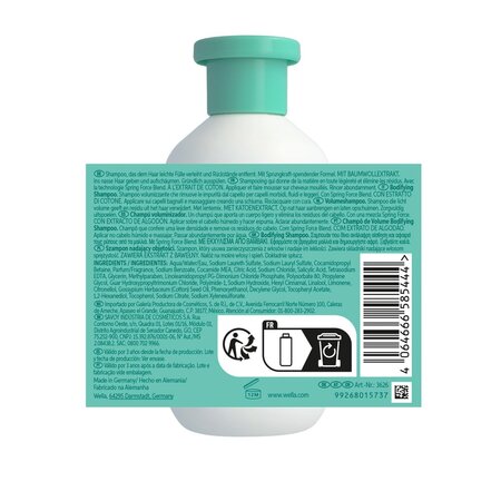 Sampon pentru par lipsit de volum Invigo Volume Boost, 300 ml, Wella Professionals 584817