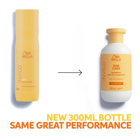 Sampon reparator dupa expunerea la soare Invigo Sun Care, 300 ml, Wella Professionals 585060