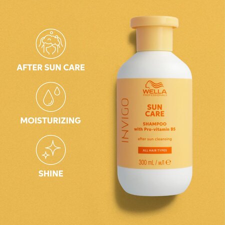 Sampon reparator dupa expunerea la soare Invigo Sun Care, 300 ml, Wella Professionals 585064