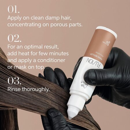 Tratament pentru par cu aminoacizi de repararea parului deteriorat Fusion Amino Refiller, 70 ml, Wella Professionals 585143