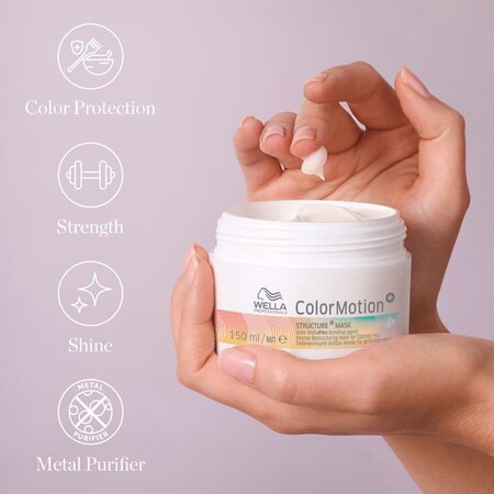 Masca pentru par vopsit de mentinere a culorii si fortifiere Color Motion+, 500 ml, Wella Professionals 585177