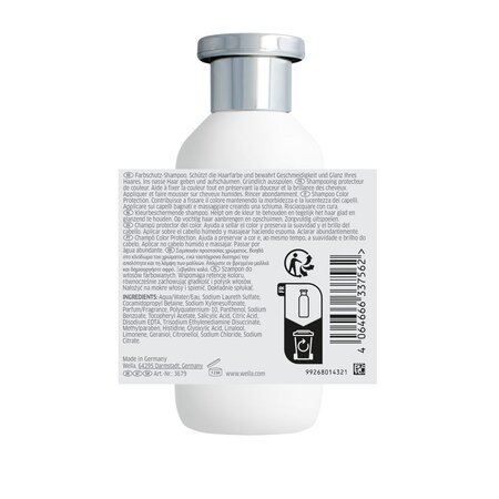 Sampon pentru par vopsit de mentinere a culorii si fortifiere Color Motion+, 250 ml, Wella Professionals 585390