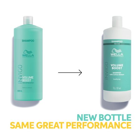 Sampon pentru par lipsit de volum Invigo Volume Boost, 1000 ml, Wella Professionals 585210