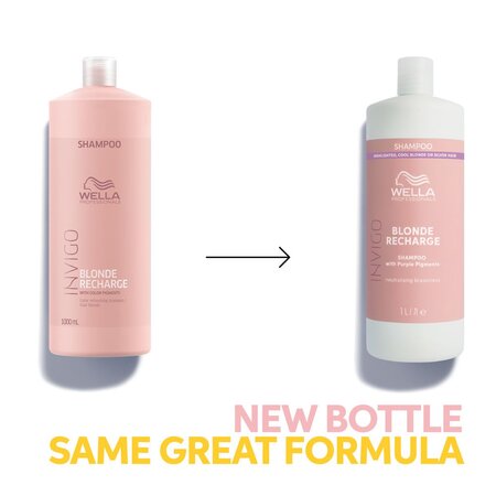 Sampon cu pigment violet pentru neutralizarea tonurilor de galben Invigo Blonde Recharge, 1000 ml, Wella Professionals 585220