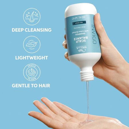 Sampon pentru curatare profunda scalp si par Invigo Scalp Balance Aqua Pure, 300 ml, Wella Professionals 585249