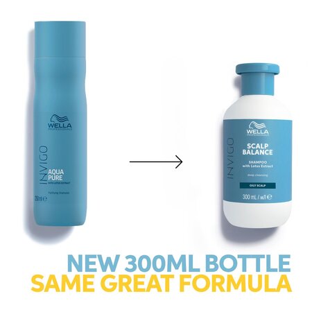 Sampon pentru curatare profunda scalp si par Invigo Scalp Balance Aqua Pure, 300 ml, Wella Professionals 585246
