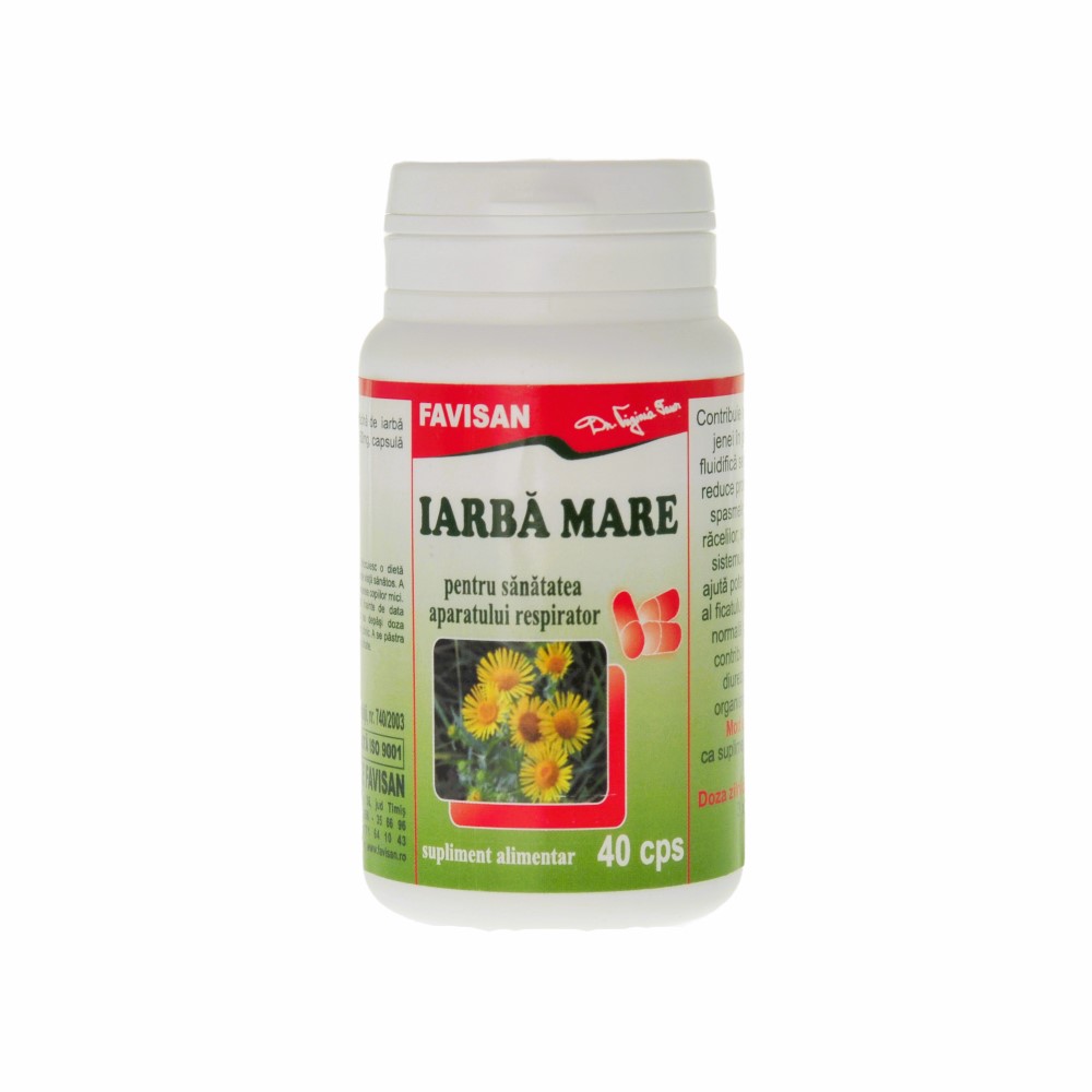 Iarba mare, 40 capsule, Favisan