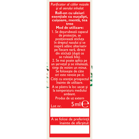 Biosept nazal cu uleiuri esentiale A27, 5ml, Fares 722612