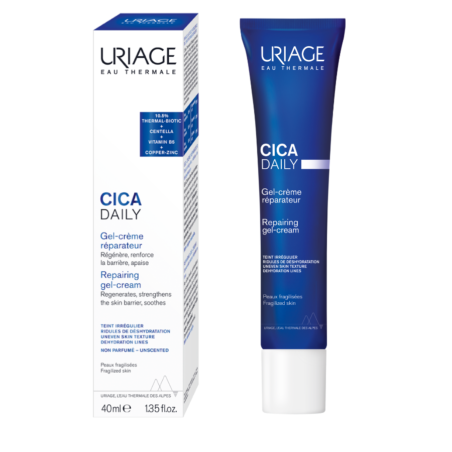 Gel-Crema reparator Cica Daily, 40 ml, Uriage