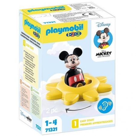 Soare rotativ cu zornaitoare Mickey