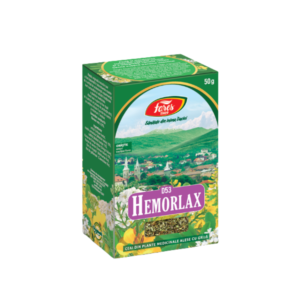 Ceai Hemorlax, 50 g, Fares