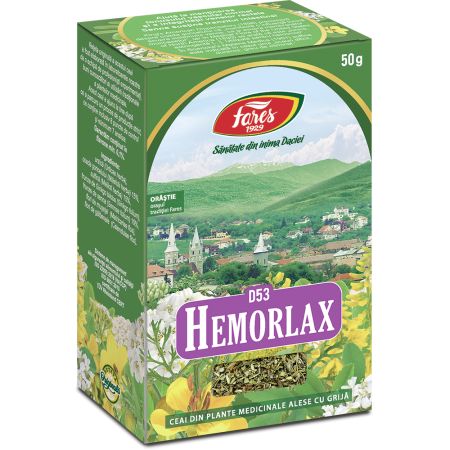 Ceai Hemorlax, 50 g, Fares