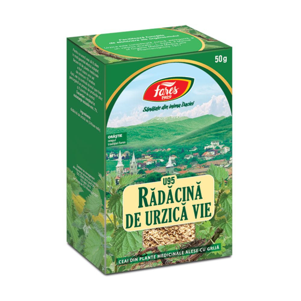 Ceai radacina de urzica vie, 50g, Fares