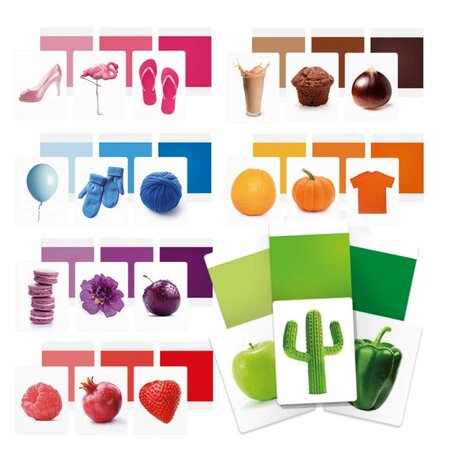 Cartonase educative Sa invatam culorile, + 2 ani, Headu 585463