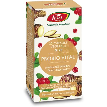 Probio Vital, 20 capsule vegetale, Fares