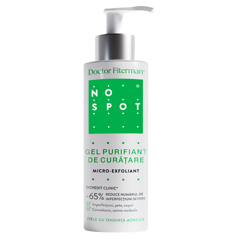 Gel purifiant de curatare No Spot, 200 ml, Fiterman