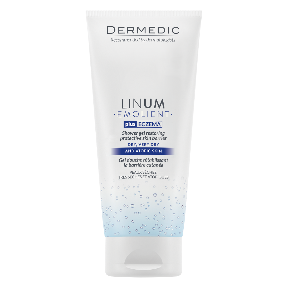 Gel de dus pentru refacerea barierei cutanate Linum, 200 ml, Dermedic