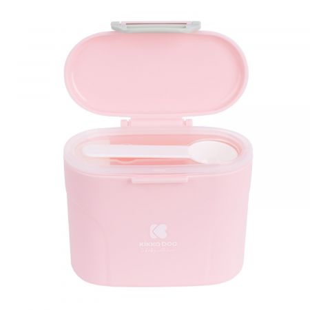 Recipient pentru stocarea laptelui praf, Pink, 160 g, Kikka Boo 585601
