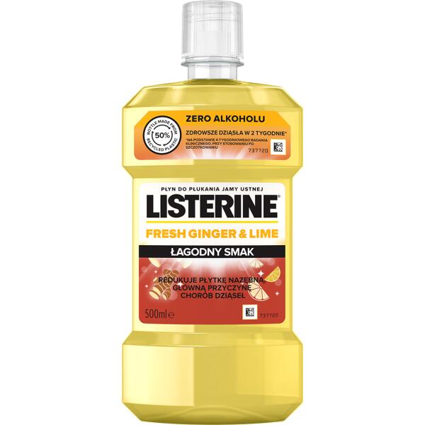 Apa de gura Ginger & Lime, 500ml, Listerine