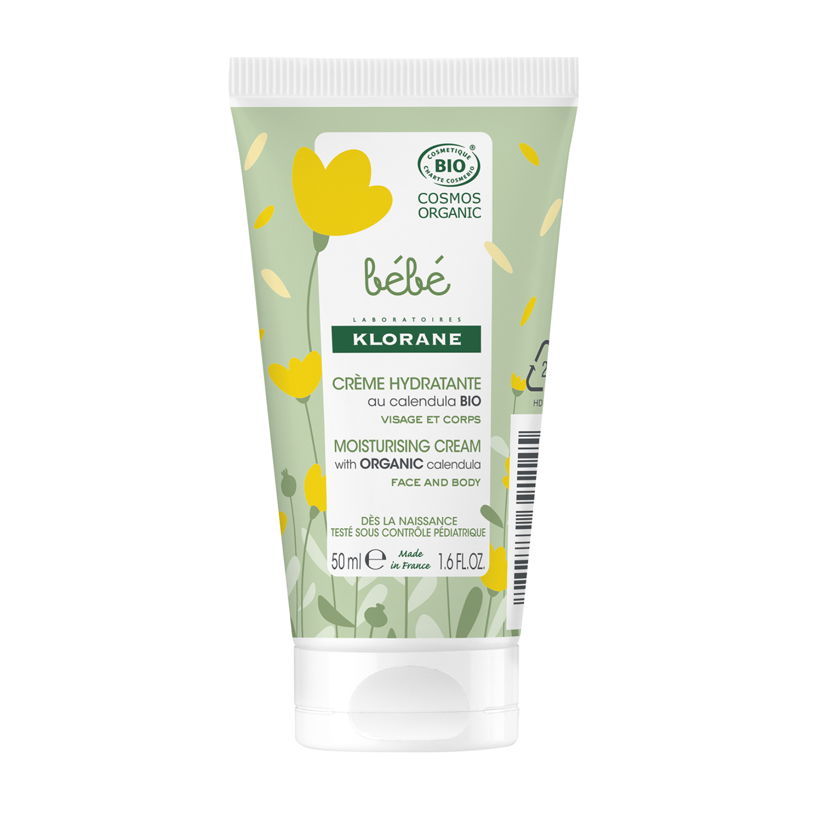 Crema Bio hidratanta pentru fata si corp, 50 ml, Klorane Bebe