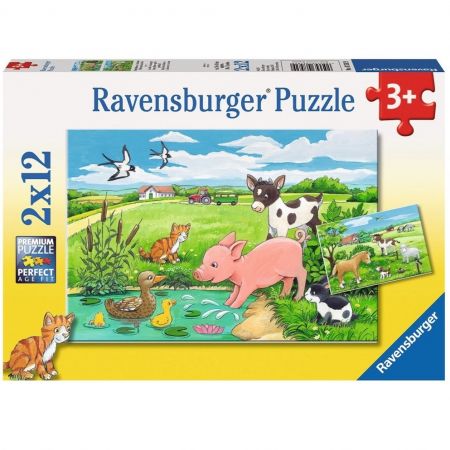 Puzzle Pui de animale la Ferma