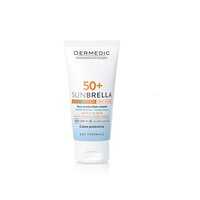 Crema protectie solara SPF50+ pentru piele sensibila cu capilare fragile SunBrella, 50 g, Dermedic