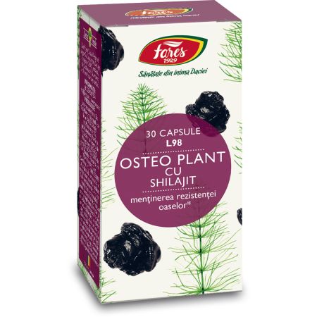 Osteo Plant cu Shilajit, 30 capsule, Fares