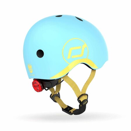 Casa de protectie cu led si sistem de reglare pentru  copii, Blueberry +1an, Scoot&Ride