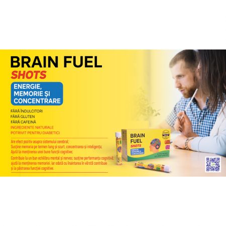 Royal Brain Fuel Shots, 10 fiole buvabile, Justin Pharma 586054